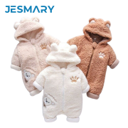 Bodysuit liền mũ lót bông siêu êm ái cho bé